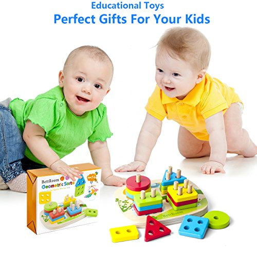 36 PCS Preschool Wooden Educational Toys Shape Color Recognition Geometric Board Blocks for Sorting Stacking Non-Toxic Toys for 1 2 3 4 5 Year Old Boys and Girls 36 PCS Preschool Wooden Educational Toys Shape Color Recognition Geometric Board Blocks for Sorting Stacking Non-Toxic Toys for 1 2 3 4 5 Year Old Boys and Girls